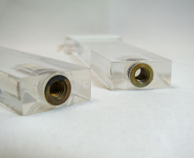 Acrylic Beer Tap Handle with Header 3 5"w x 11"h x 75"d