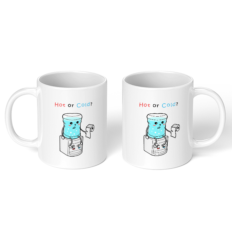 11oz Custom Logo White Ceramic Mug 4