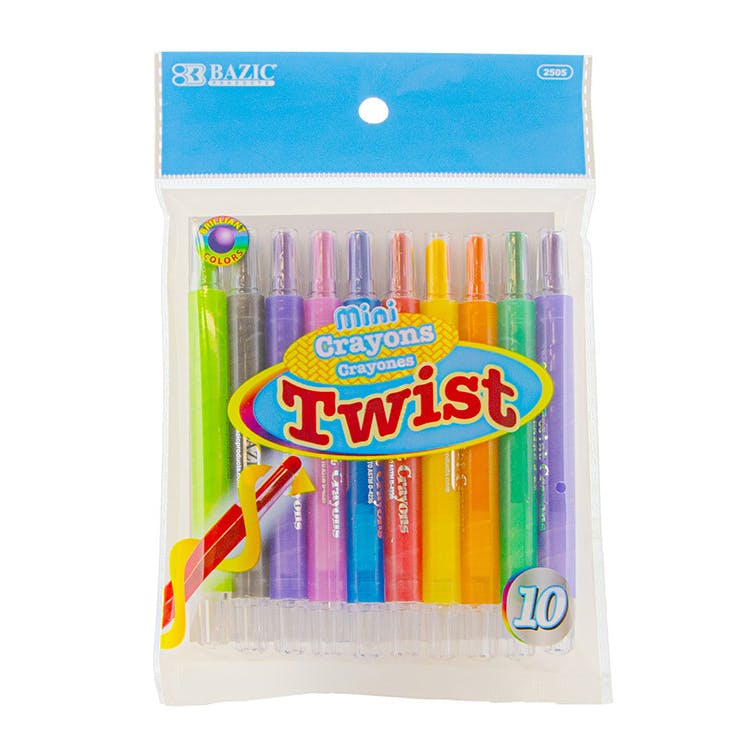 Mini Twist Crayons - 10 Colors 2