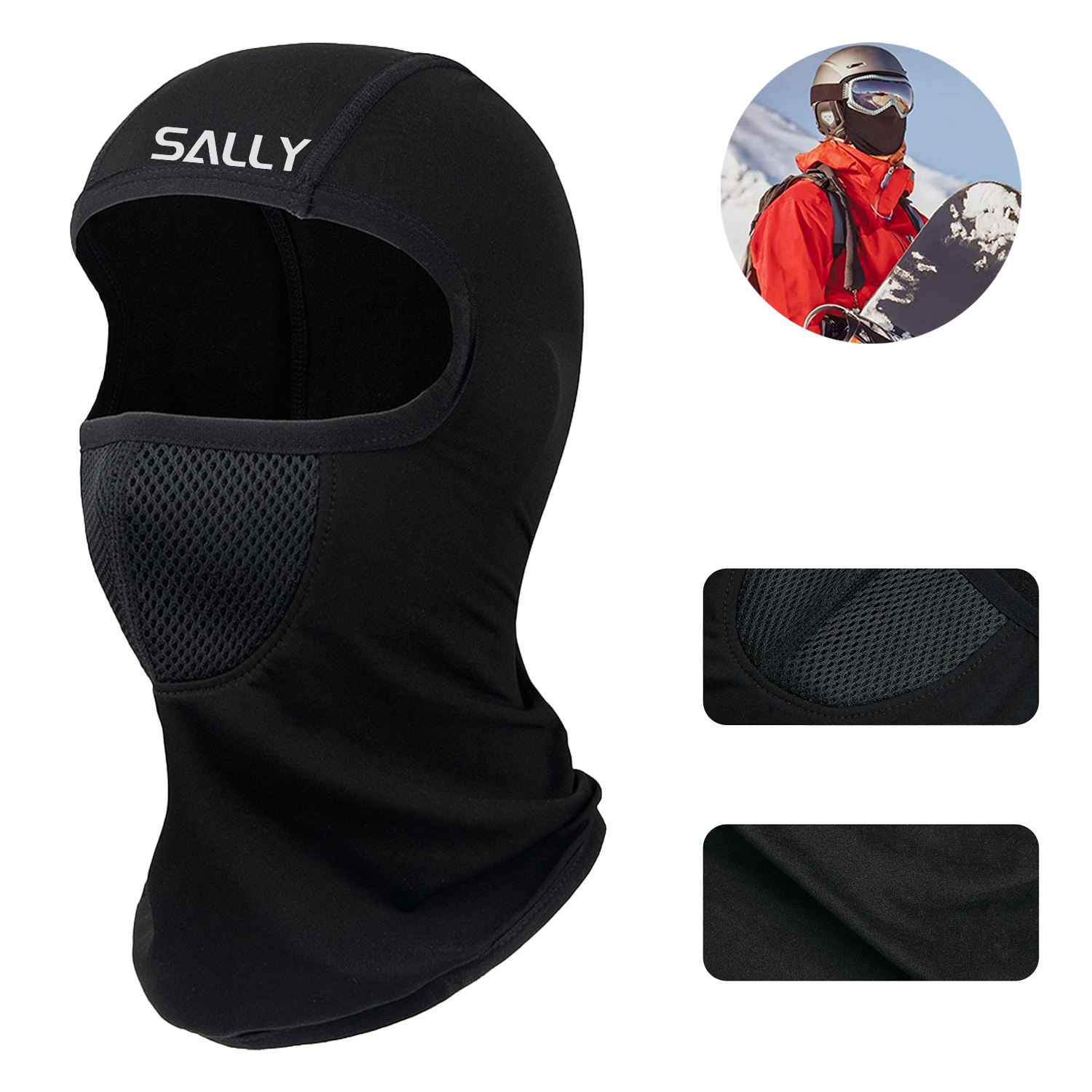 Fleece Lined Thermal Cycling Face Mask 1