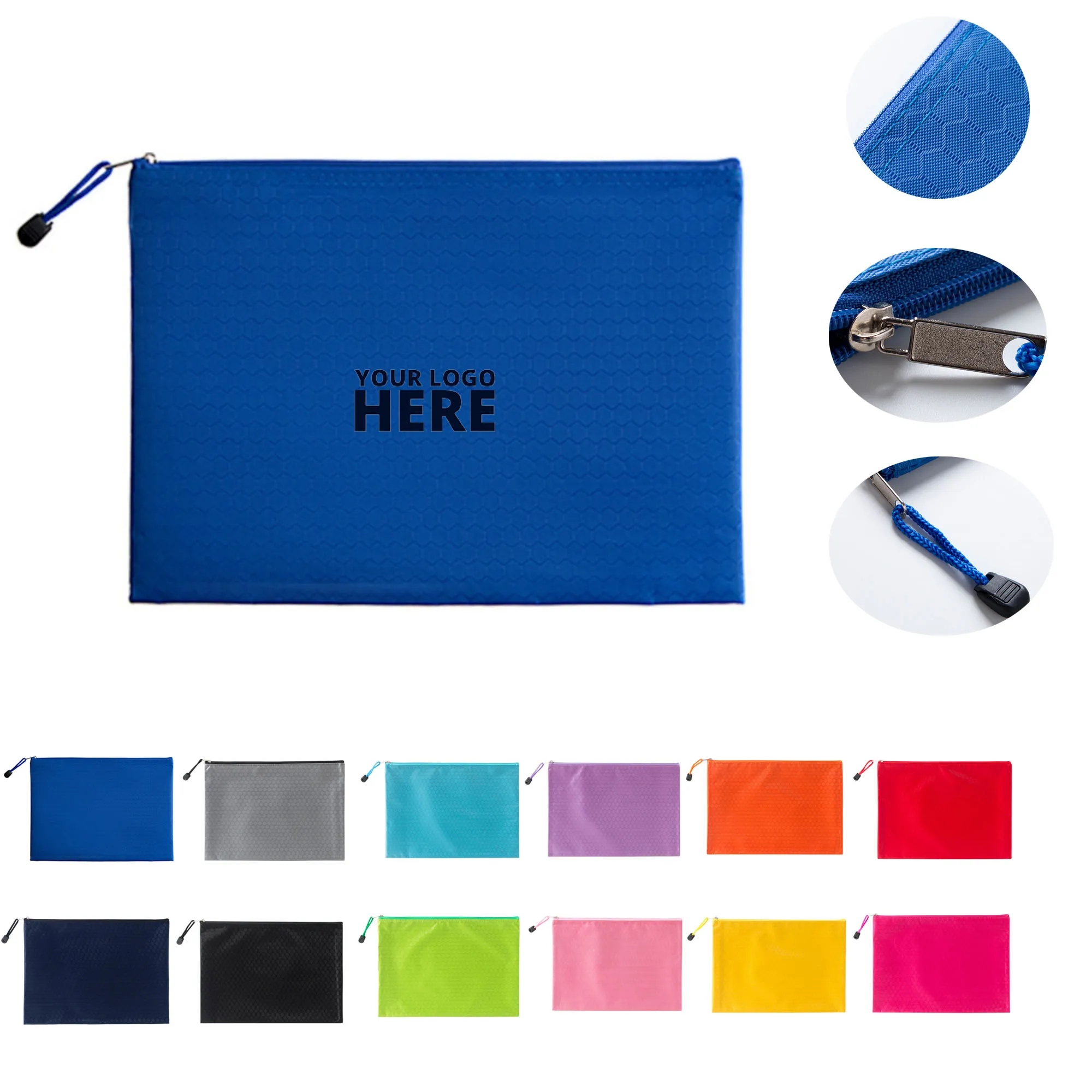 Football Pattern A4 Zipper File Bag 13