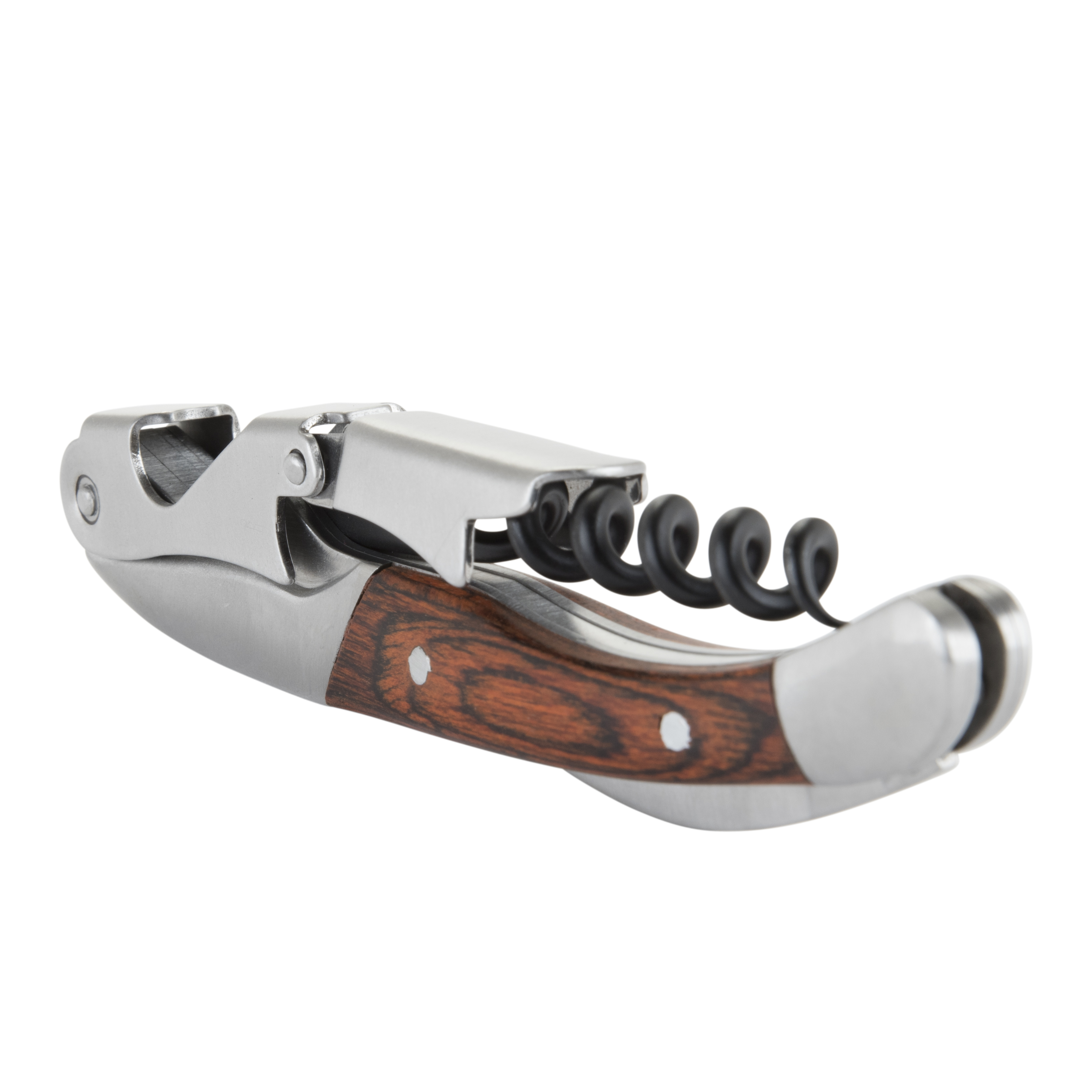 True® Spruce Double Hinged Corkscrew 6
