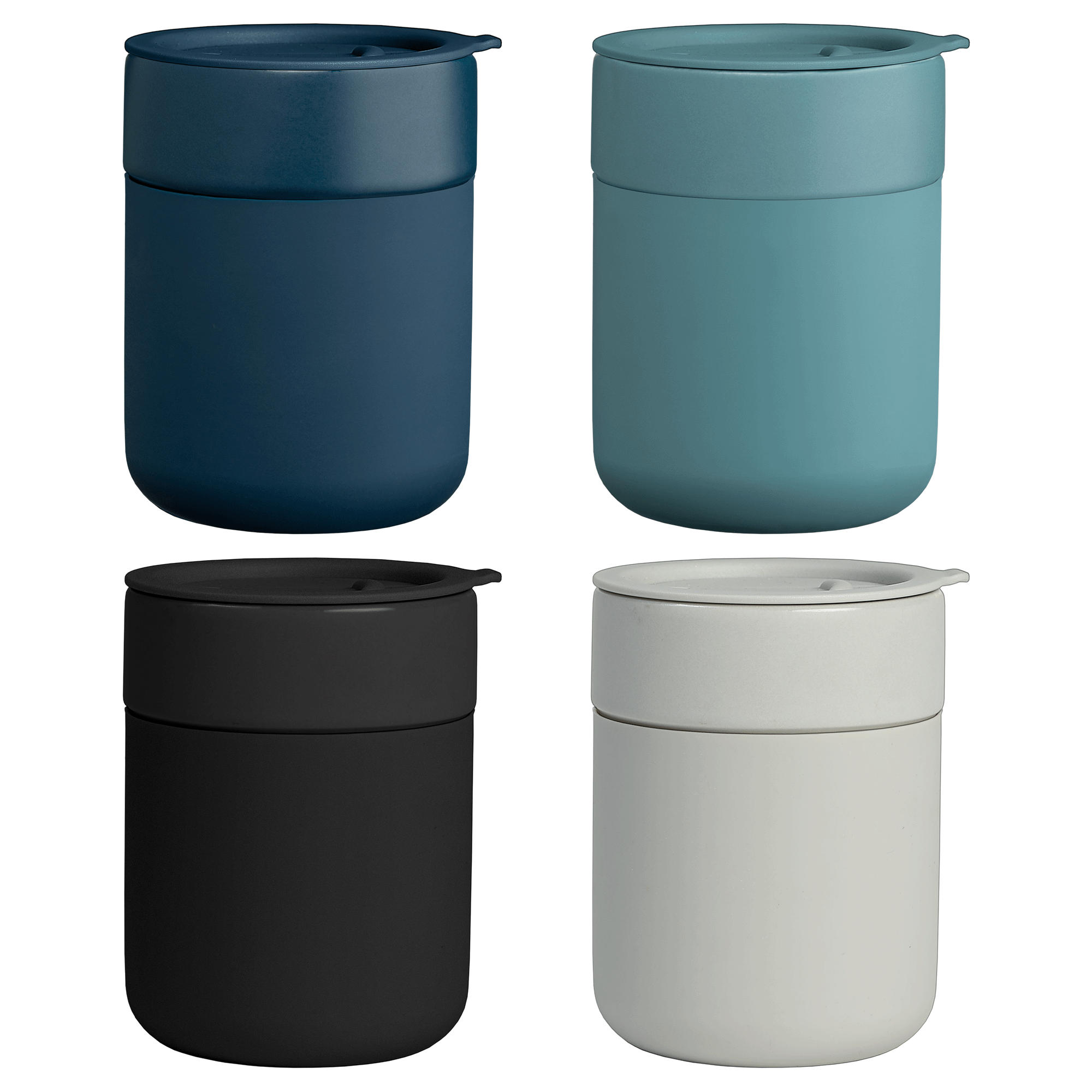 Obsidian - 10 oz. Ceramic and Silicone Mug 8