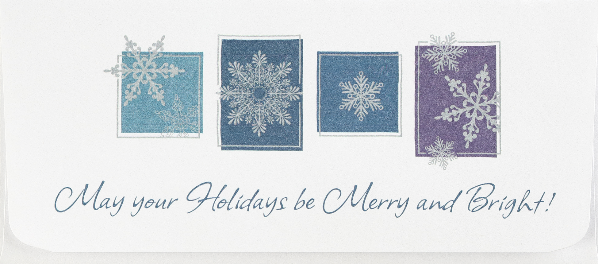 Snowflake Windows Currency Envelope (Snow Flakes) 2