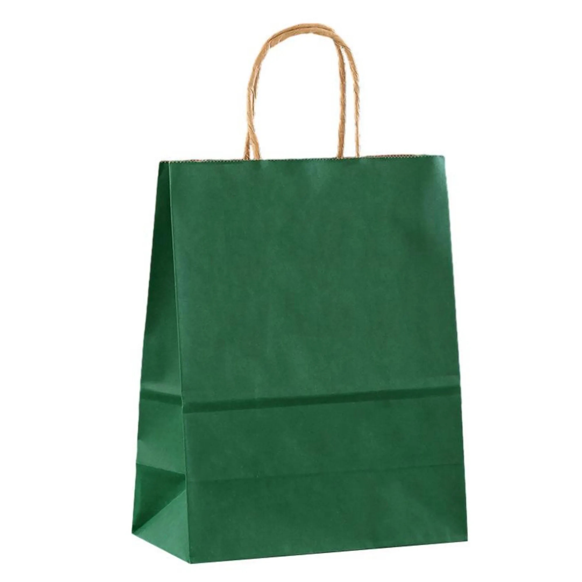 Kraft Paper Shopper Tote Bag MOQ 100PCS 17