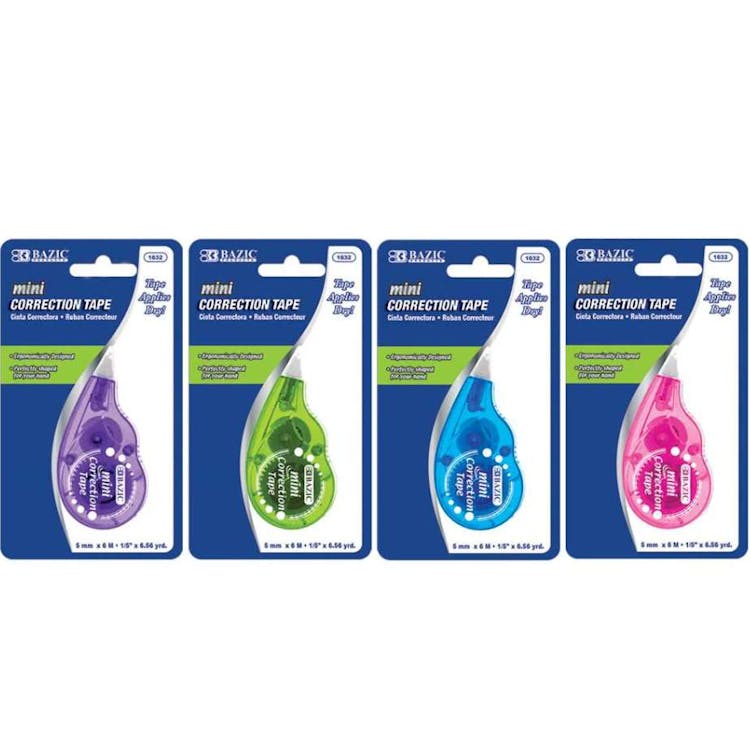 Mini Correction Tapes - Assorted, custom desk accessory with logo imprint 2
