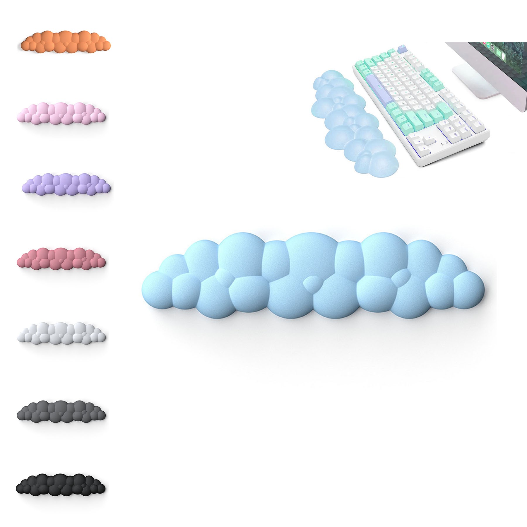 Cloud Keyboard Wrist Rest Mat
