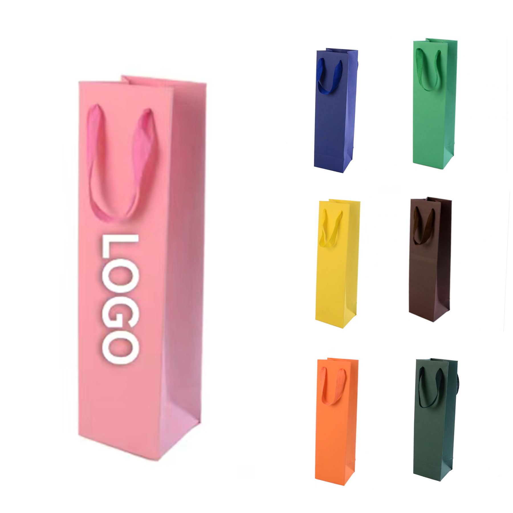 Kraft Paper Single-bottle Red Wine Bag 2