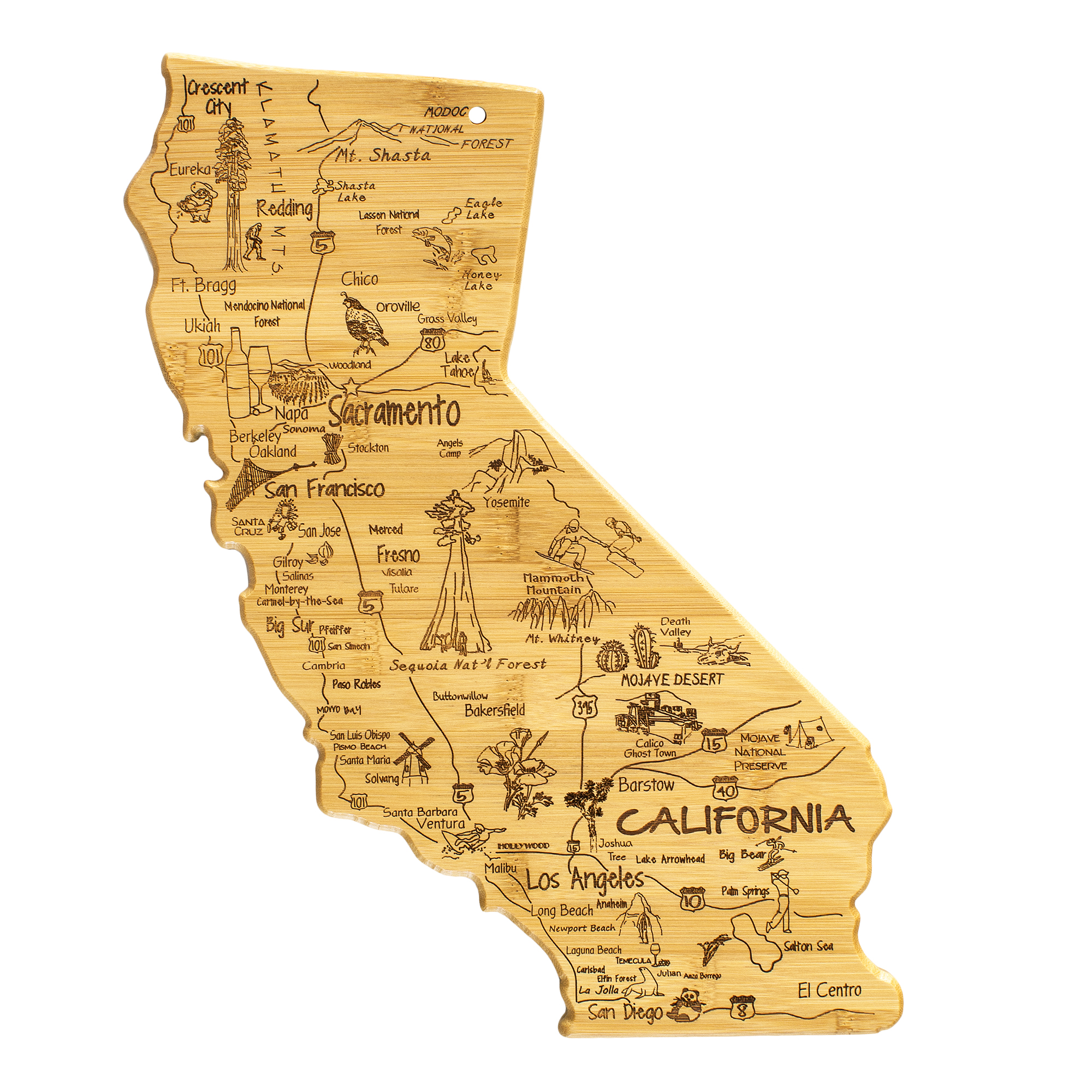 Destination California Cutting & Serving Board 15