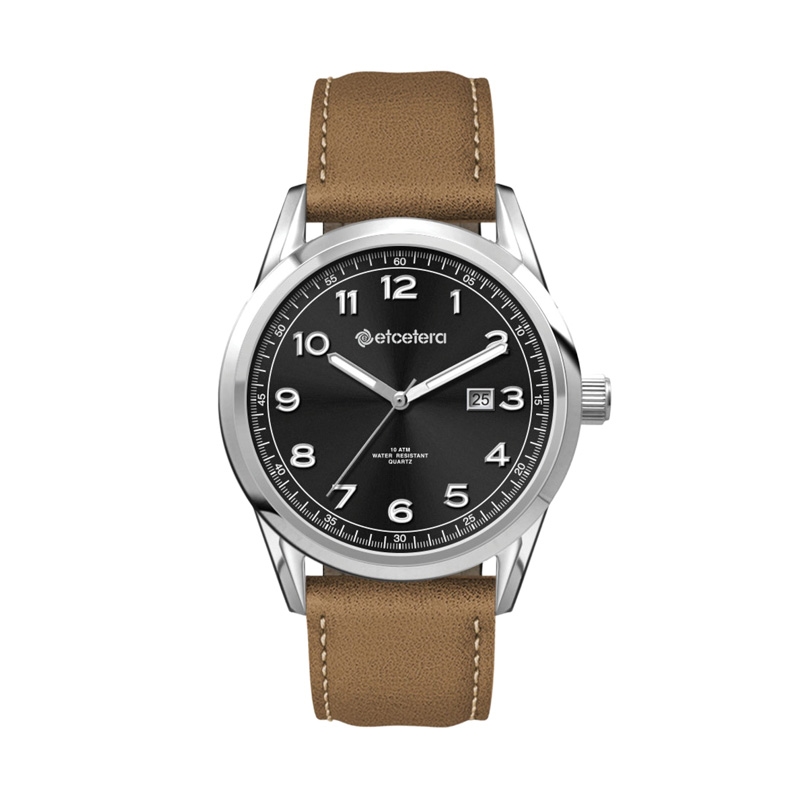 42MM SS, SILVER CASE,  3-HAND MVT, DTE