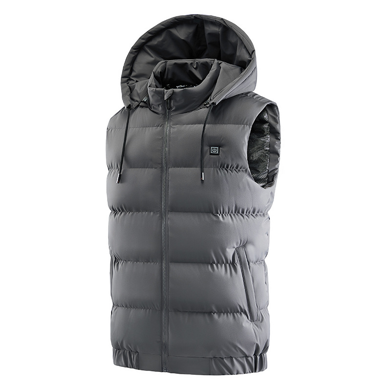 9 Areas Heated Hooded Vest for Men and Women 5