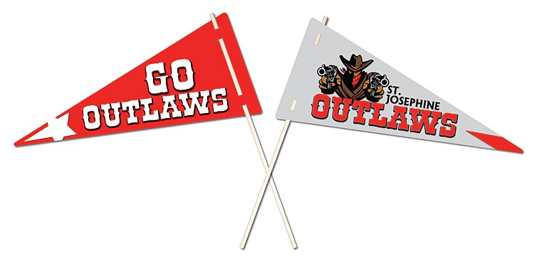 Flexible Plastic Pennant - UV-Coated (1S) - 7x16 - 10 pt. 4