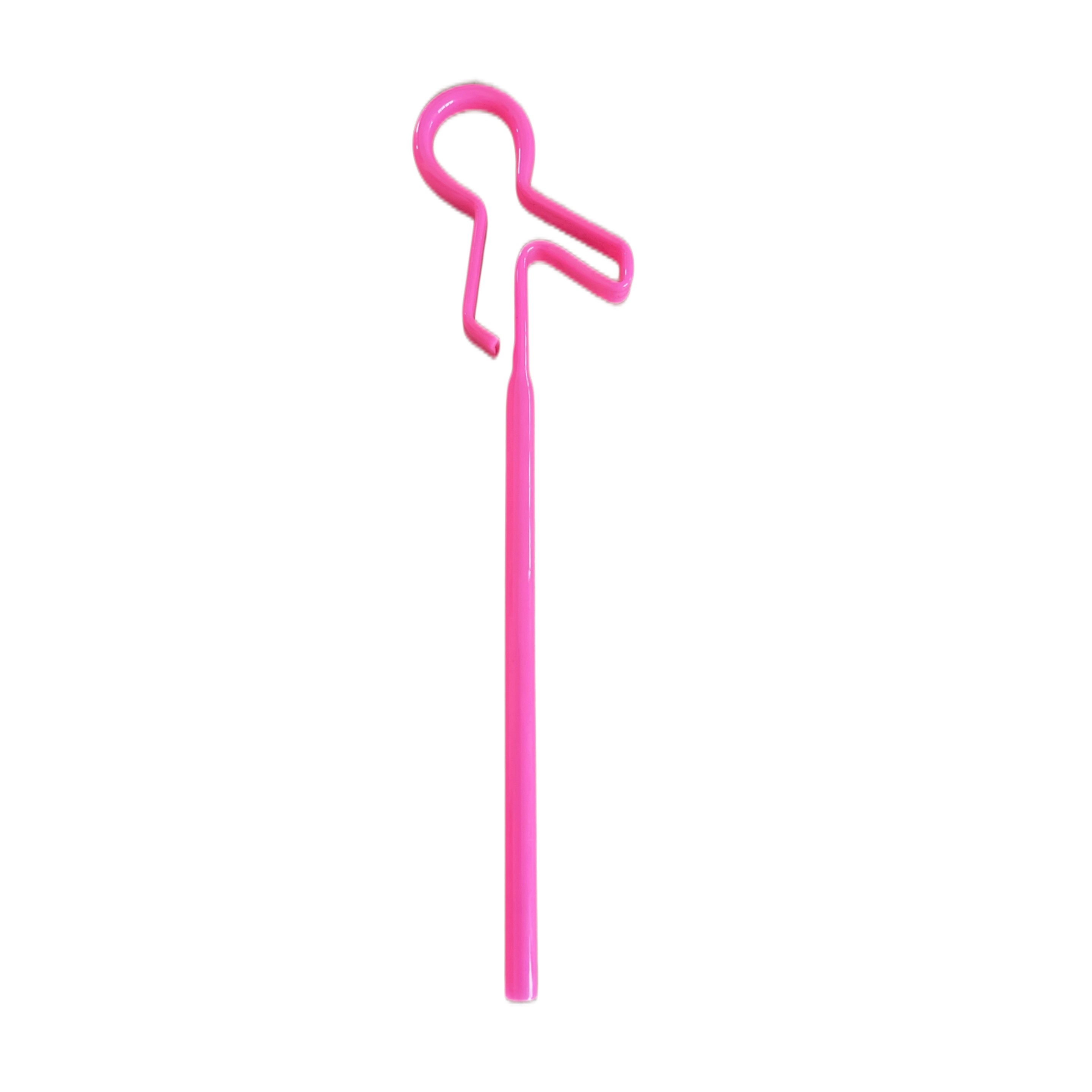 Ribbon Shaped Plastic Ball Pen (direct import) 4