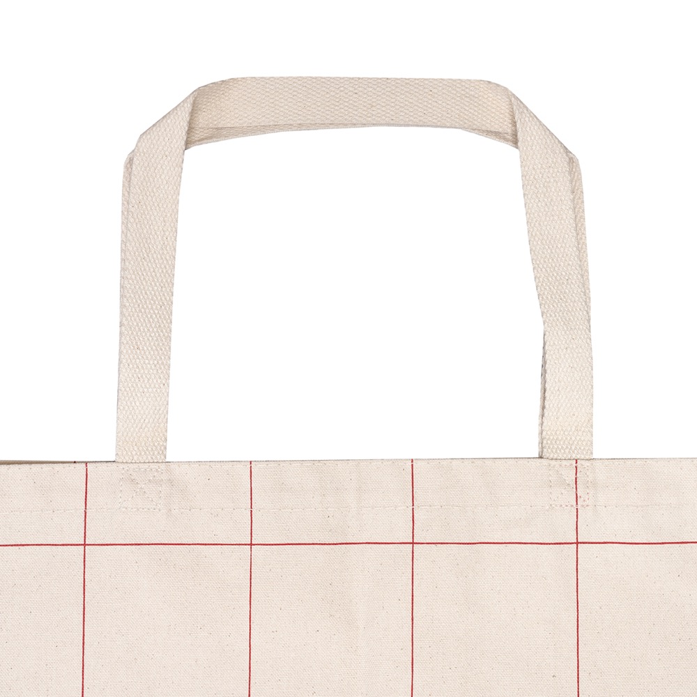 10 Oz. Lightweight Market Tote Windowpane Plaid 9