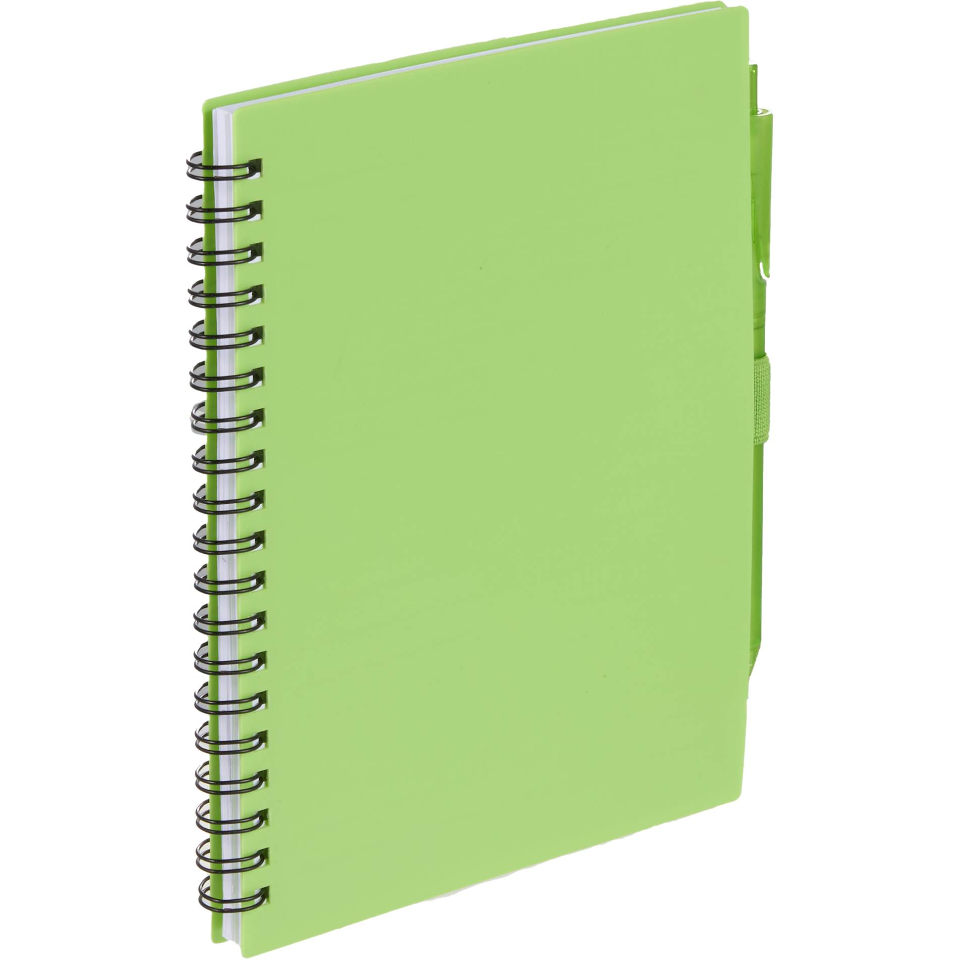 FSC® Recycled 5.5” x 7” Spiral Notebook w/ RPET Pe 75