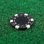 Recycled Poker Chip Ball Marker 100