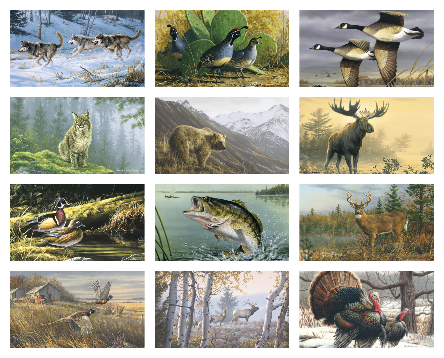 Triumph® Calendars Wildlife Art by the Hautman Brothers Calendar 11