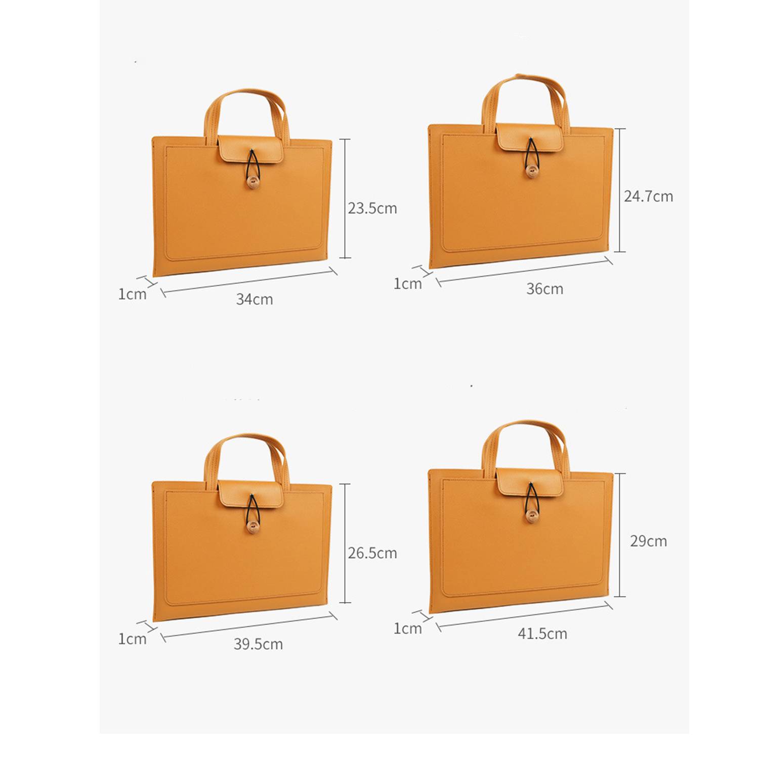 PU Leather Laptop Briefcase 4