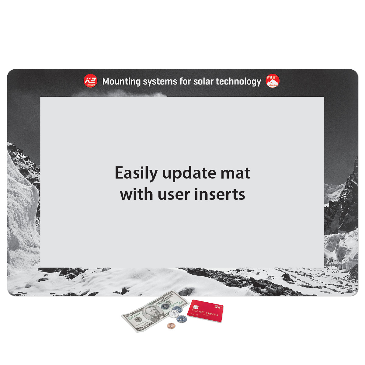 Frame-It Flex Barely There Ultra Thin Window Counter Mat-11"x17"x.020"