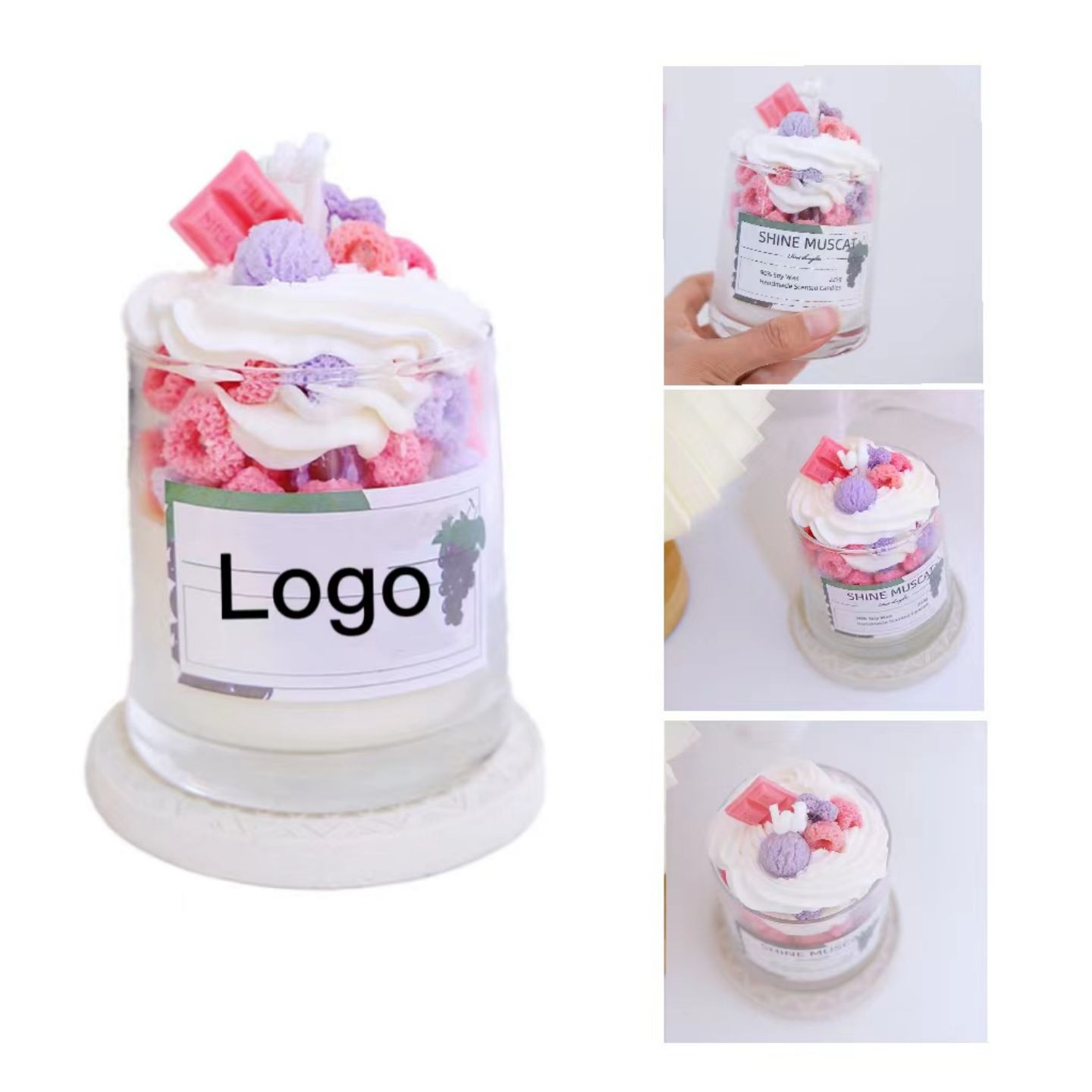 Ice Cream Soybean Wax Candle 2