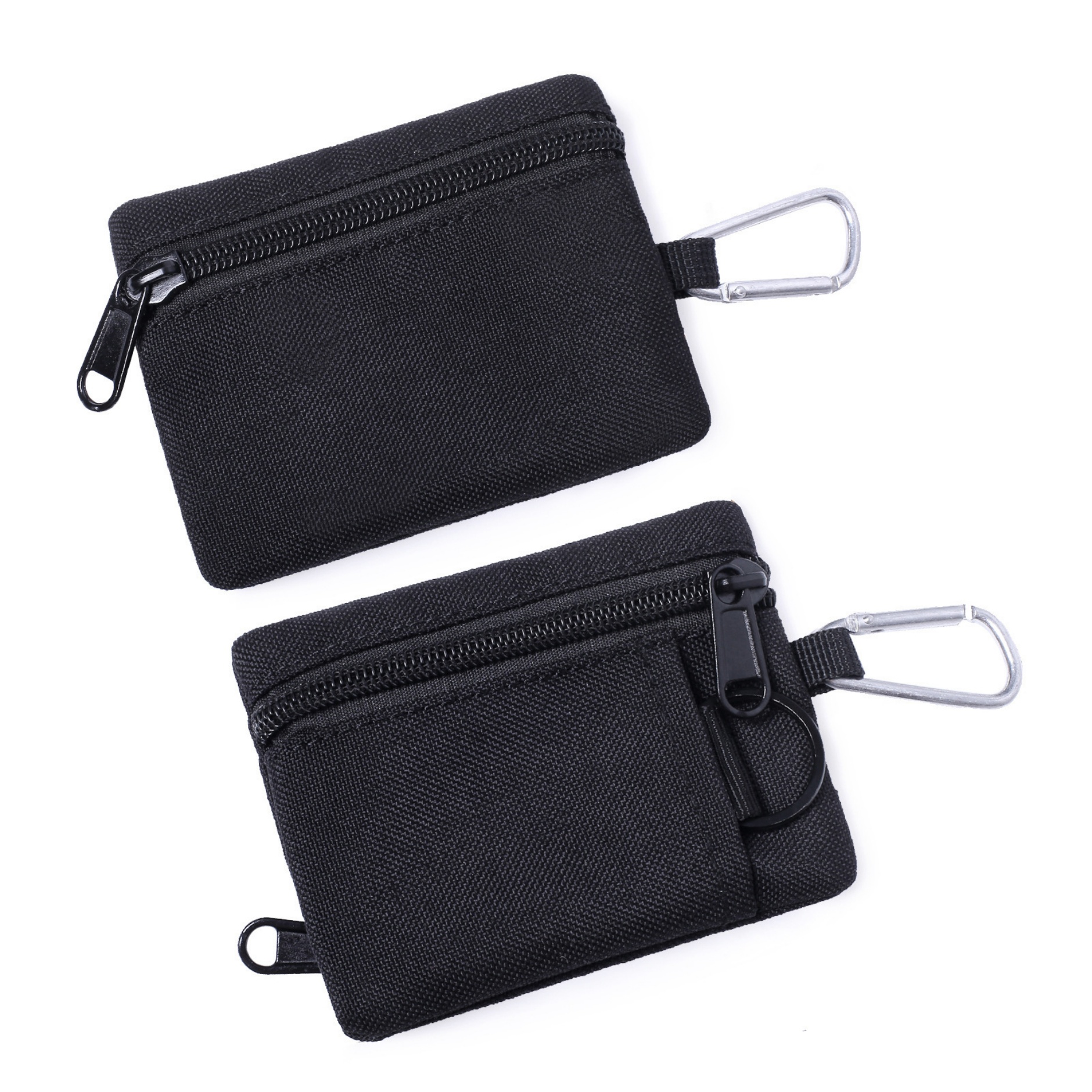 Travel Coin Purse Pouch with Carabiner 6