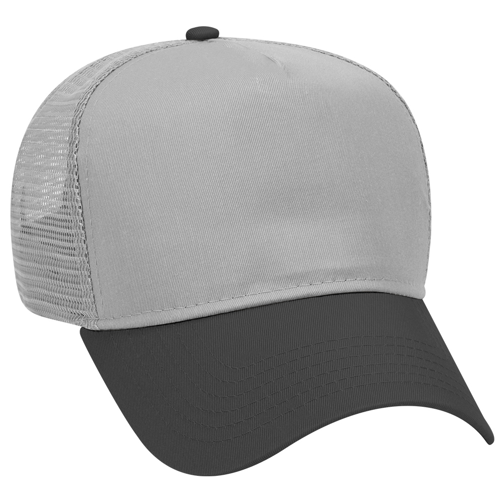 OTTO CAP® 5 Panel Mid Profile Mesh Back Trucker Hat 16