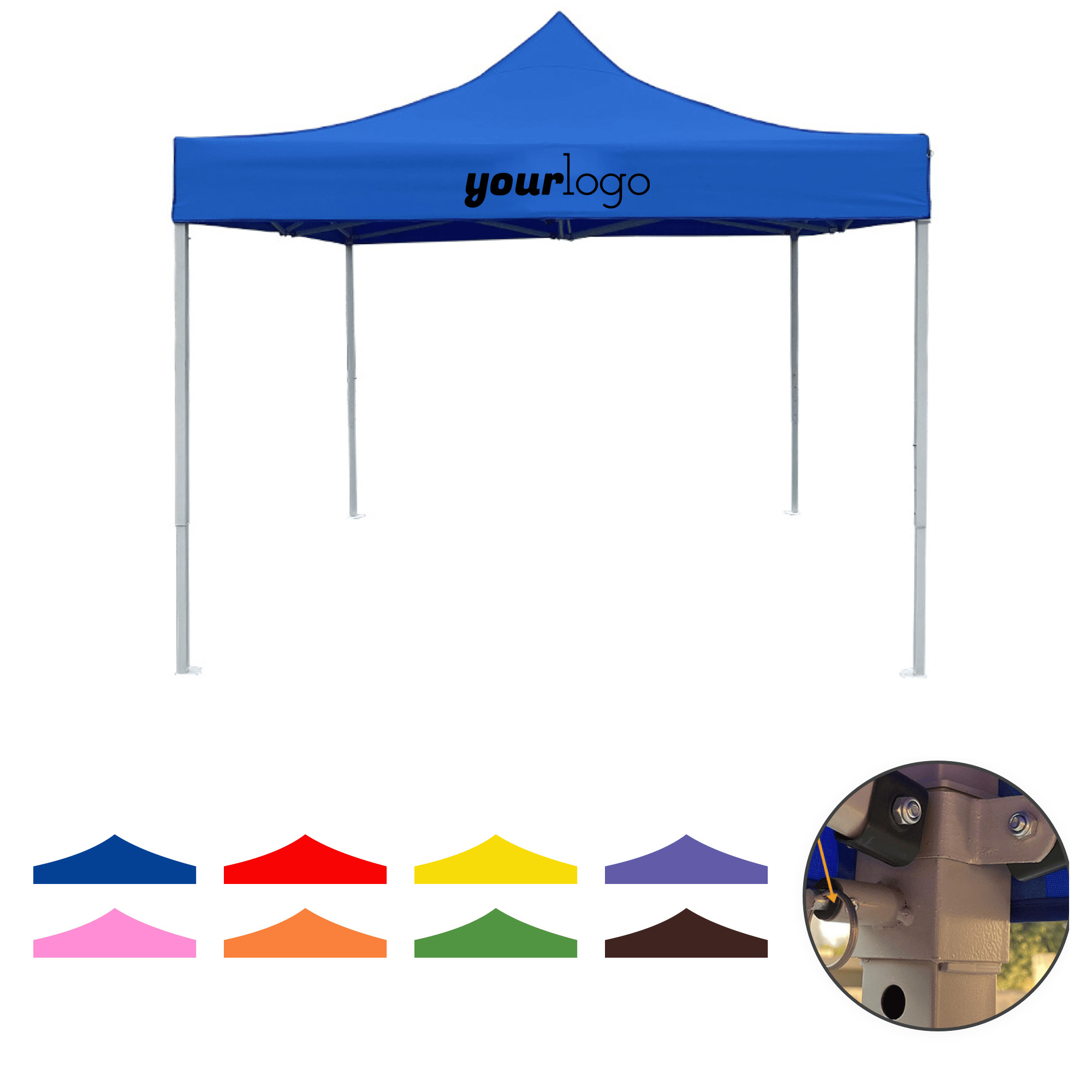 3x3m Commercial Steel Frame Outdoor Market Canopy 2