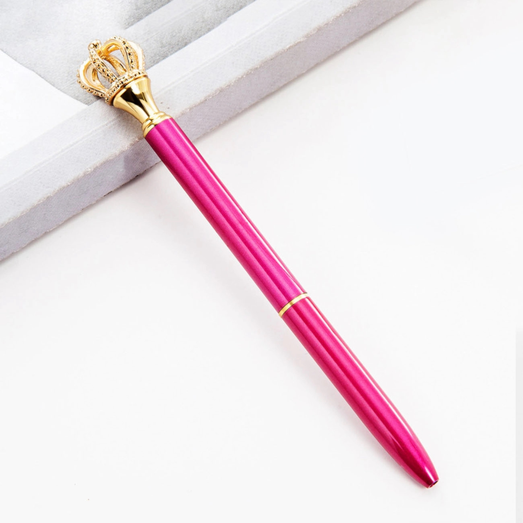 Shiny Metal Royal Crown Ballpoint Pen 14