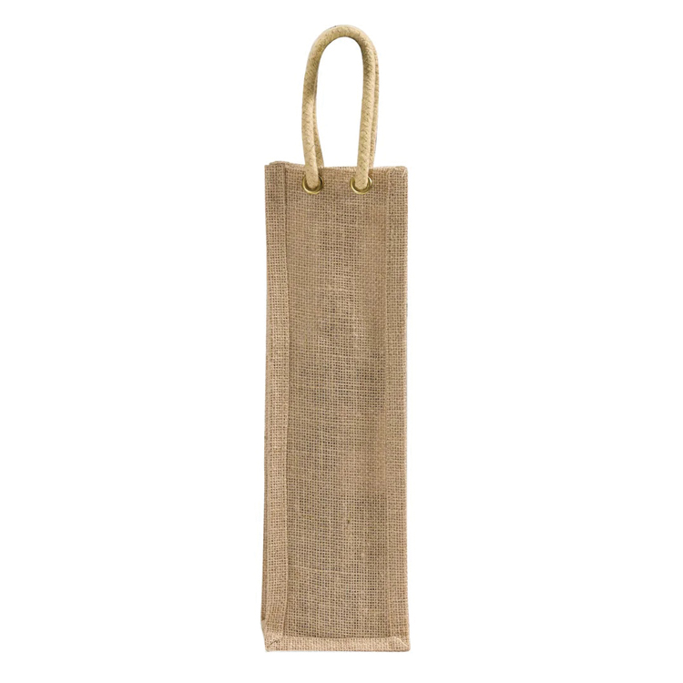 Cypress Jute Wine Tote Bag 3