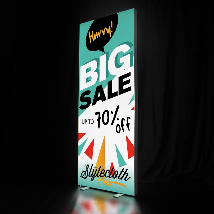 3' x 8' Deluxe SEG Glo Floor Display Kit 6