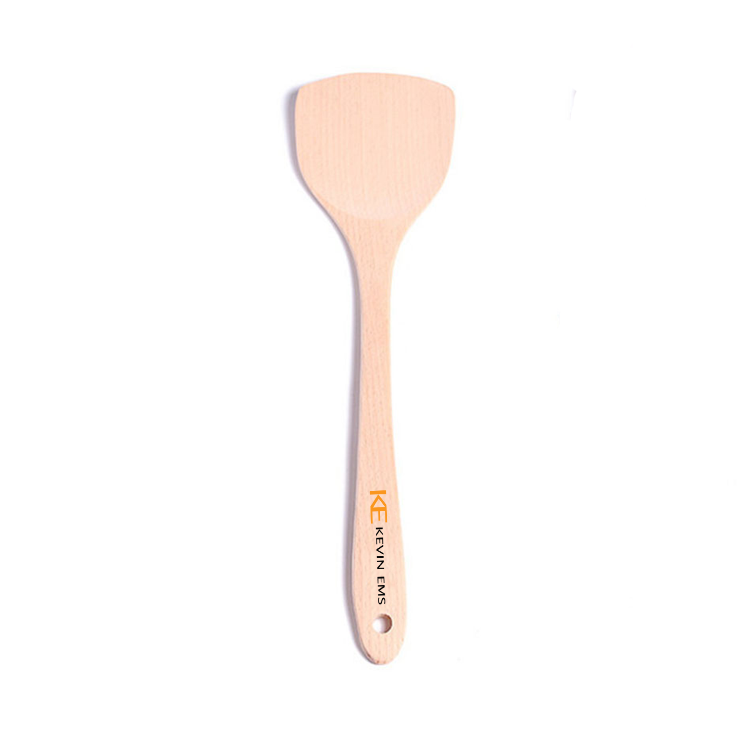 High Temperature Resistant Long Handle Wooden Spatula 2