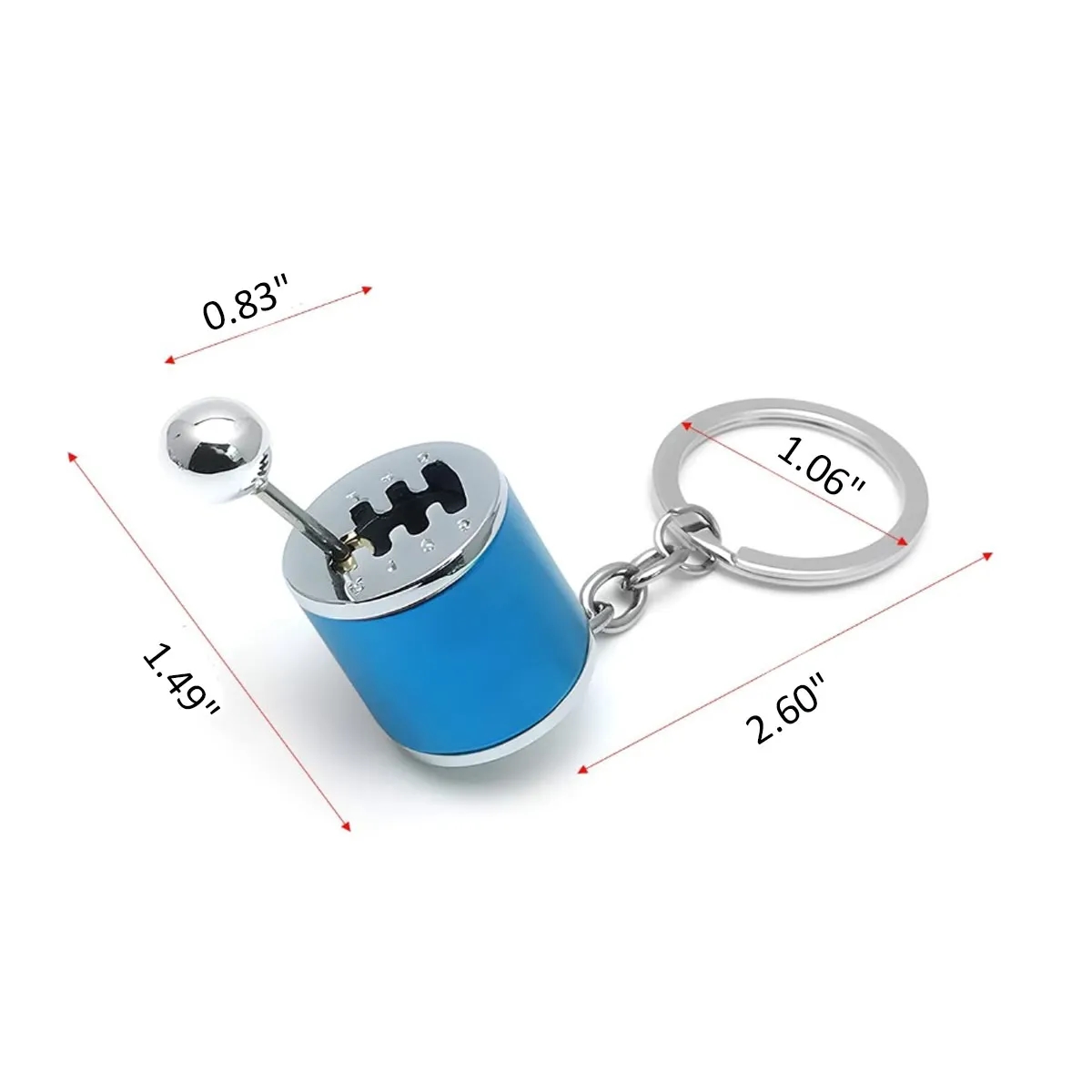5 Pcs Creative Mini Multi-Purpose Car Shifter Model Keychain 4
