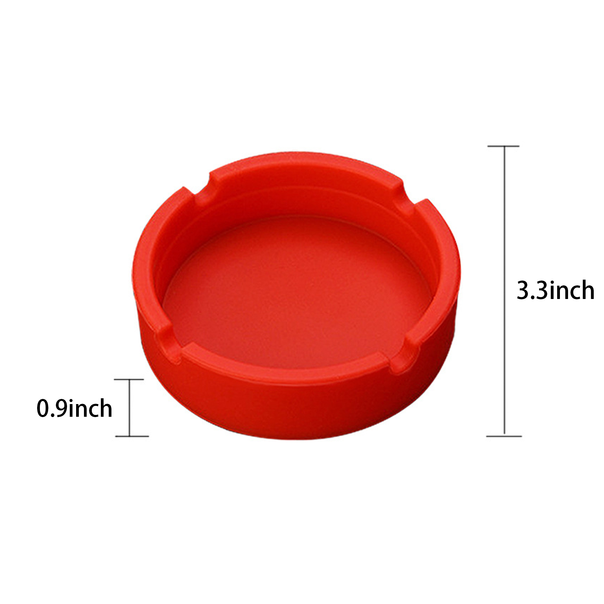 Silicone Heat-Resistant Ashtray 11