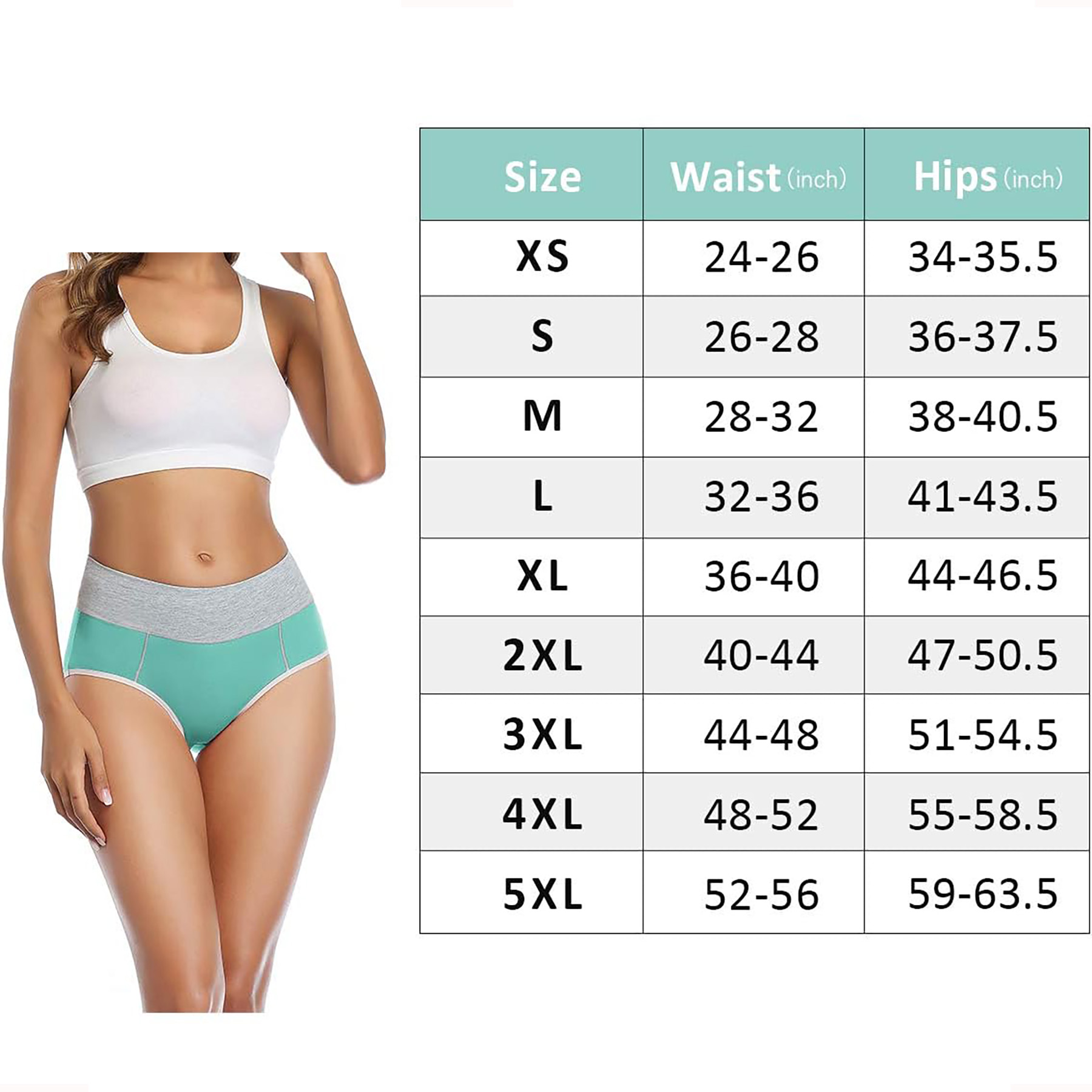 High Waist Breathable Briefs 5