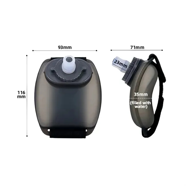 7-Ounce Wrist Water Bottle - Twist Cap & Spout Design 10