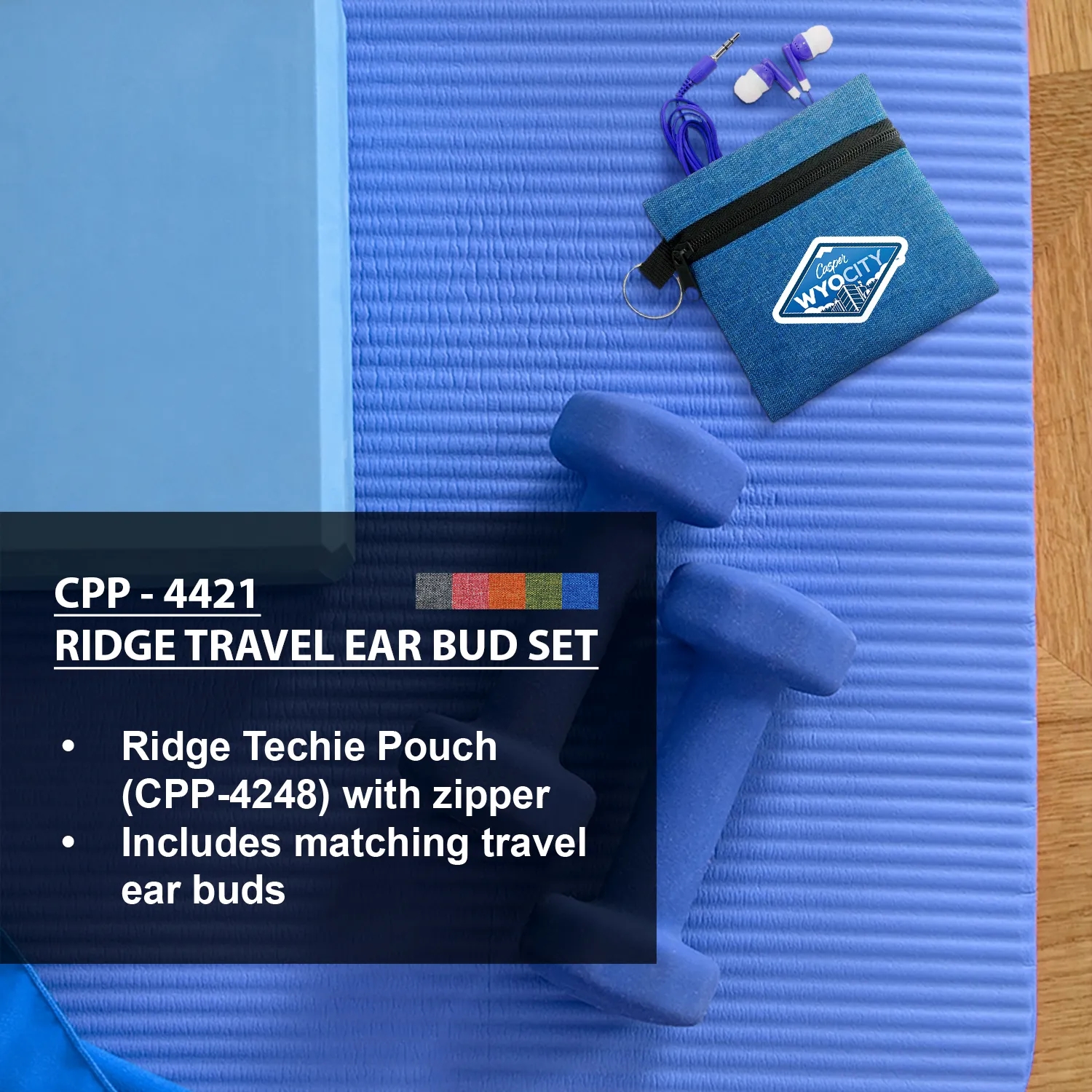 RIDGE TRAVEL EAR BUD SET 13