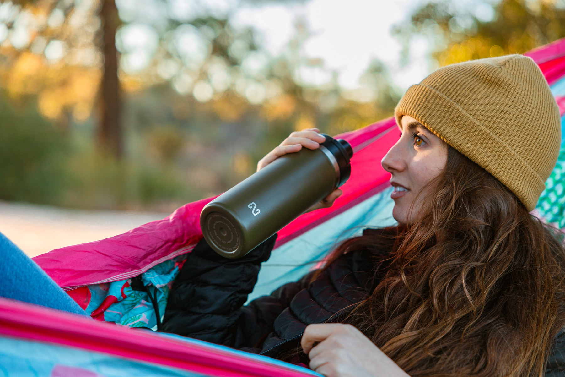 NAYAD® Traveler 18 oz Stainless Double-wall Bottle with Twist-Top Spout 31