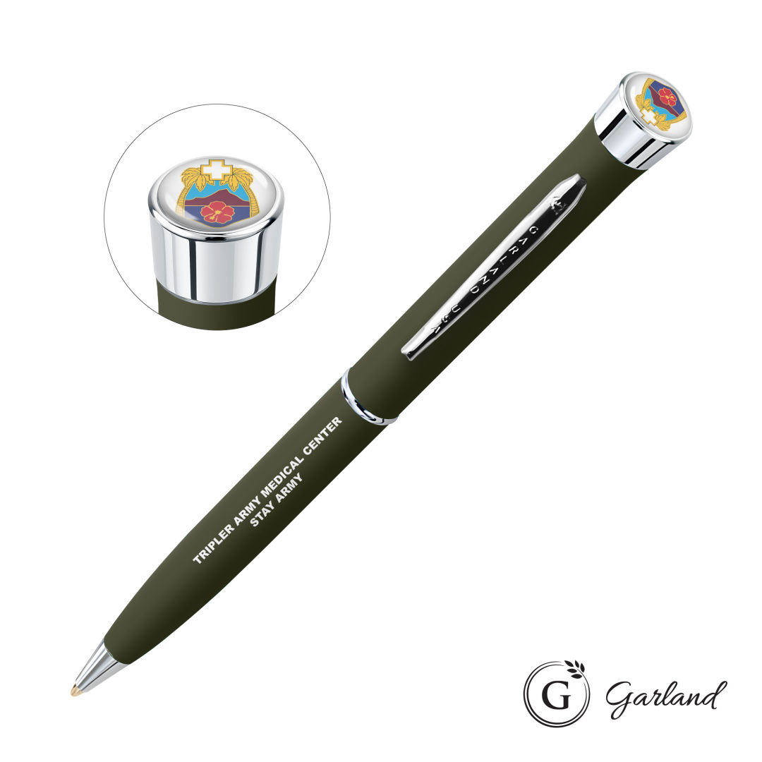 Garland® Freedom Custom Ballpoint Pen - Chrome Accent 6
