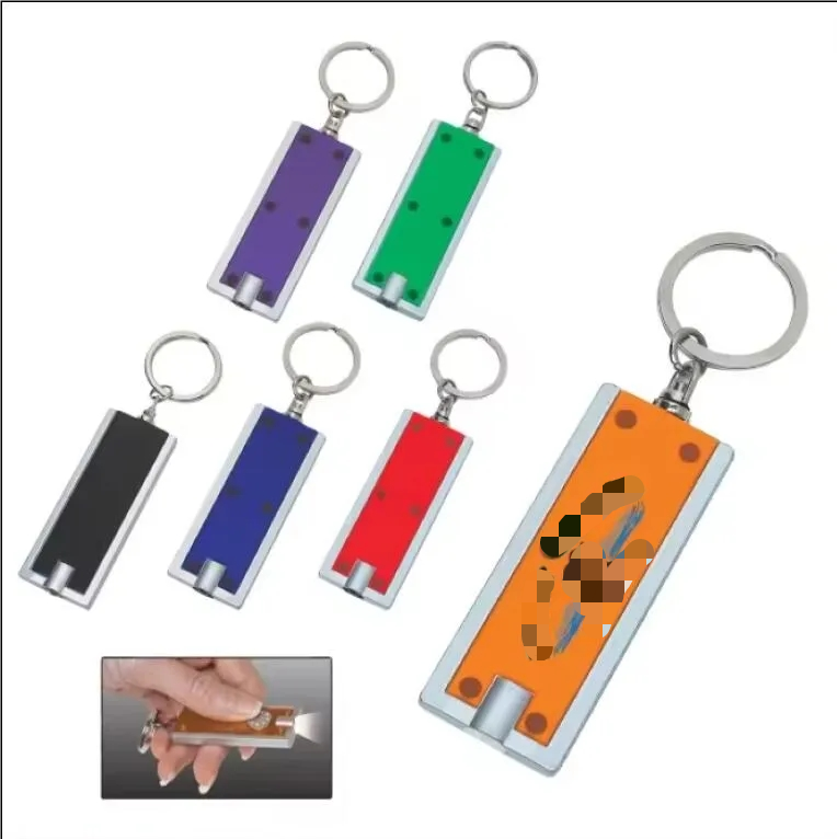 Rectangle LED Keychain 3