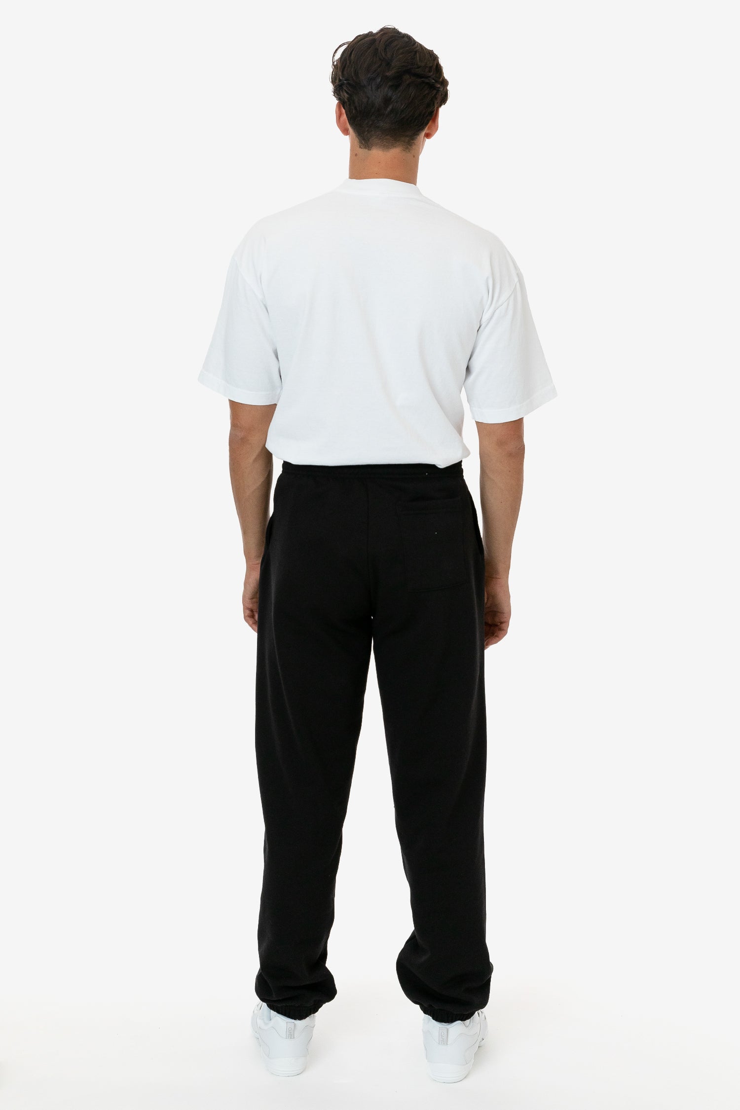 10 OZ MID-WEIGHT POLY COTTON FLEECE WIDE SWEATPANT 4