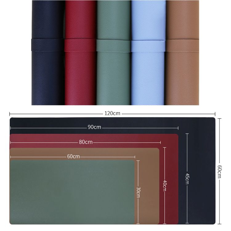 Double sided Leather Desk Pad 3