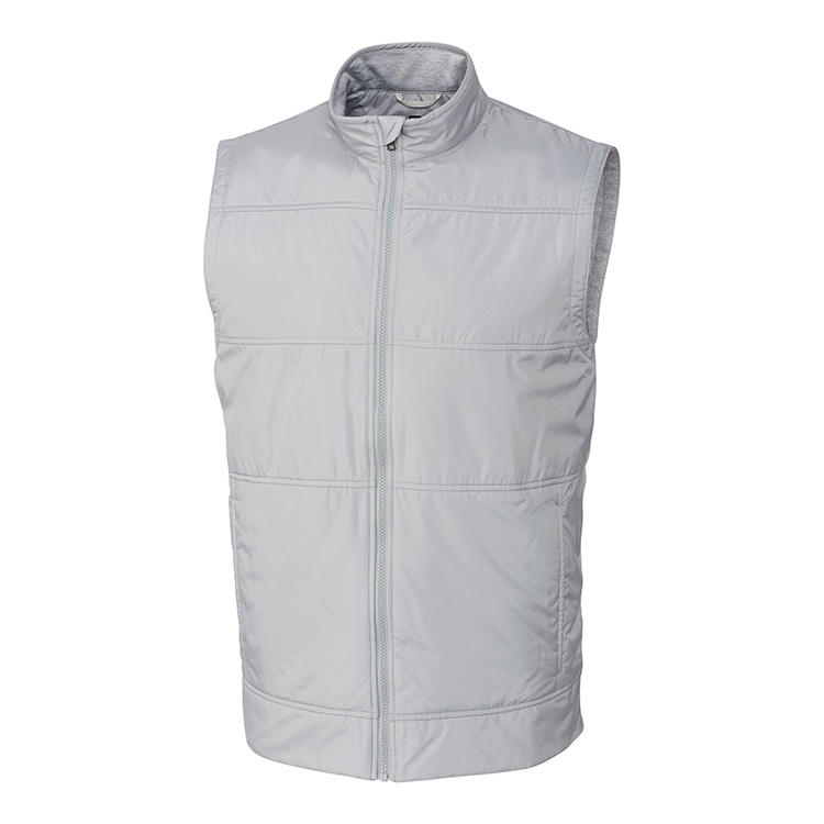 Cutter & Buck Stealth Hybrid Quilted Men's Windbreaker Vest 5