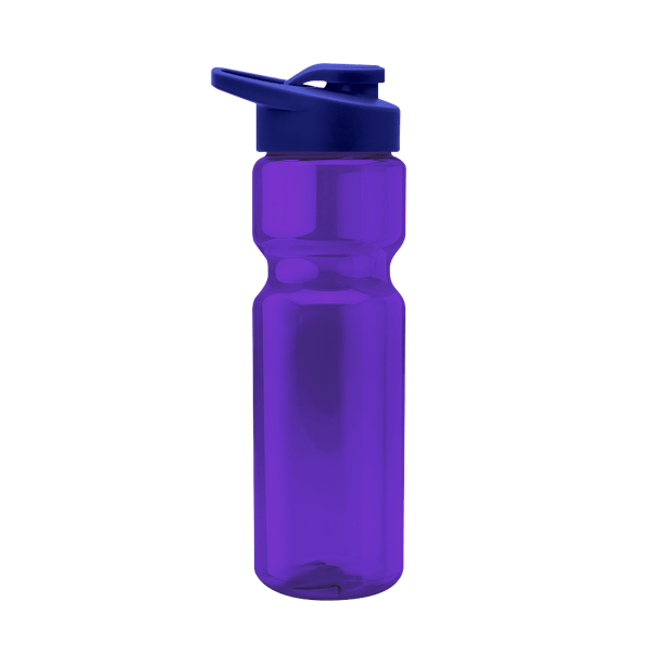 Blazer 28oz Transparent Bike Bottle w/Drink-thru Lid 1279