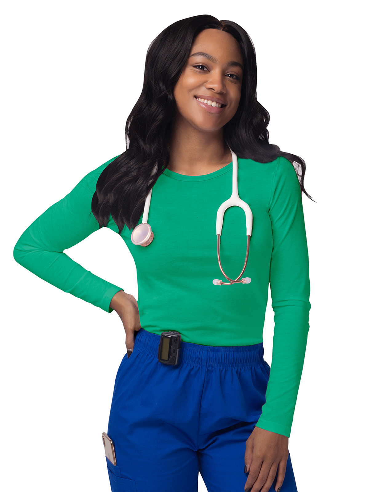 Adar - Sivvan - Women's Long Sleeve Underscrub Tee 121