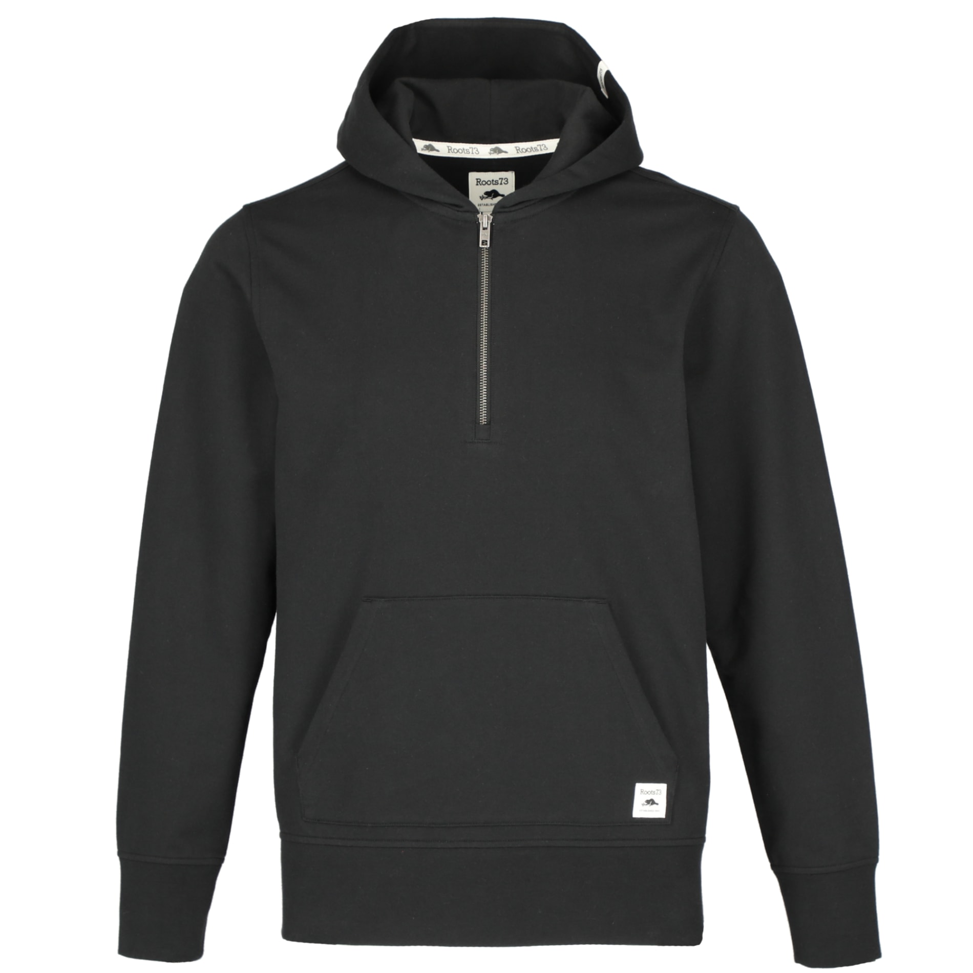 Roots73 CANMORE Eco Quarter Zip Hoody - Unisex, custom hoodie or sweatshirt with logo imprint 112