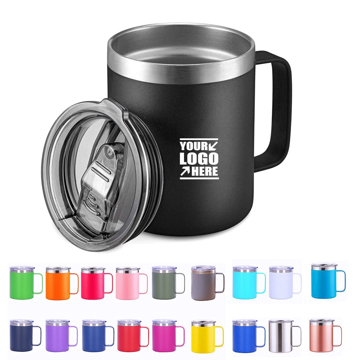 12 oz Stainless steel Camper Coffee Mug 3