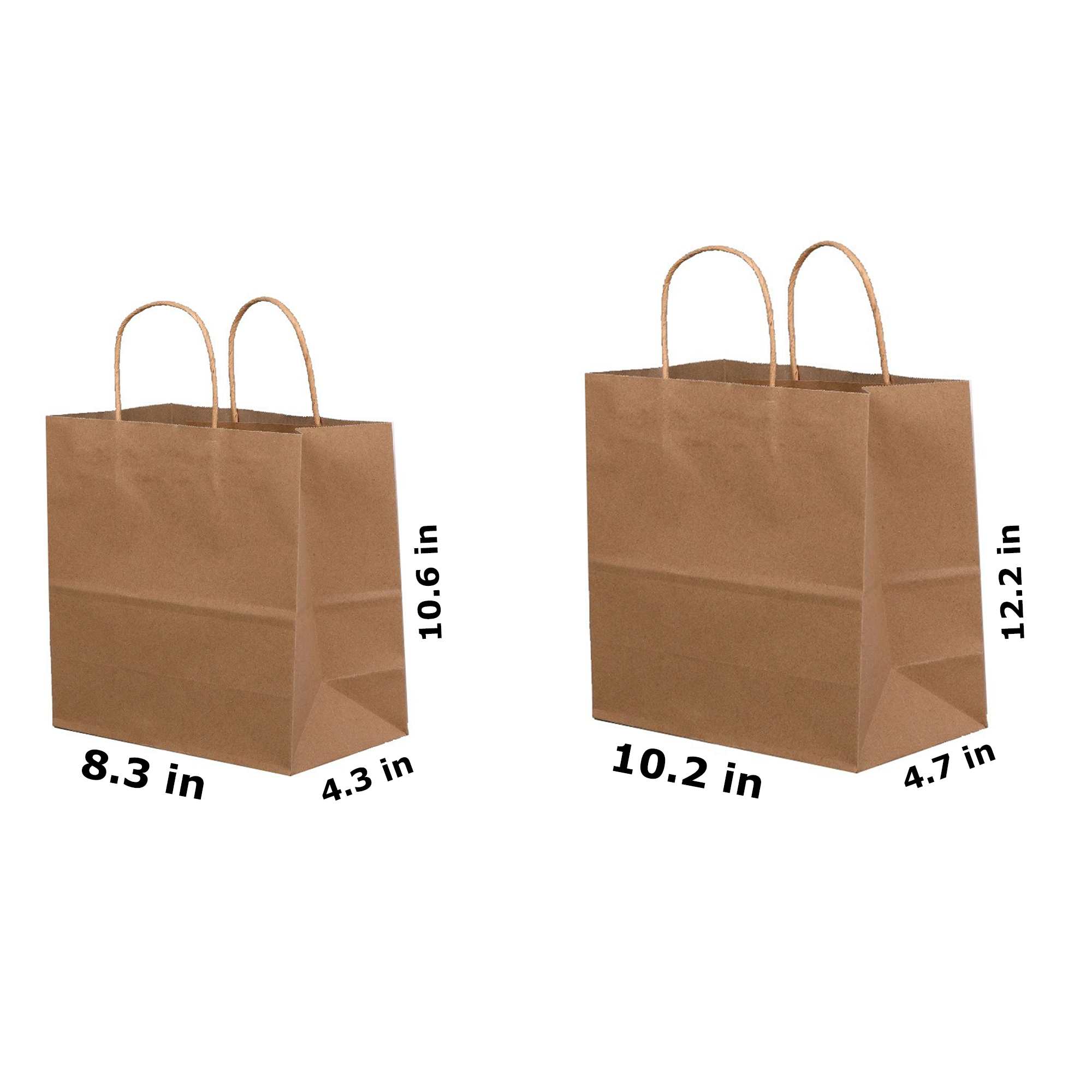 Kraft Paper Wedding Gift Bags With Handles 3