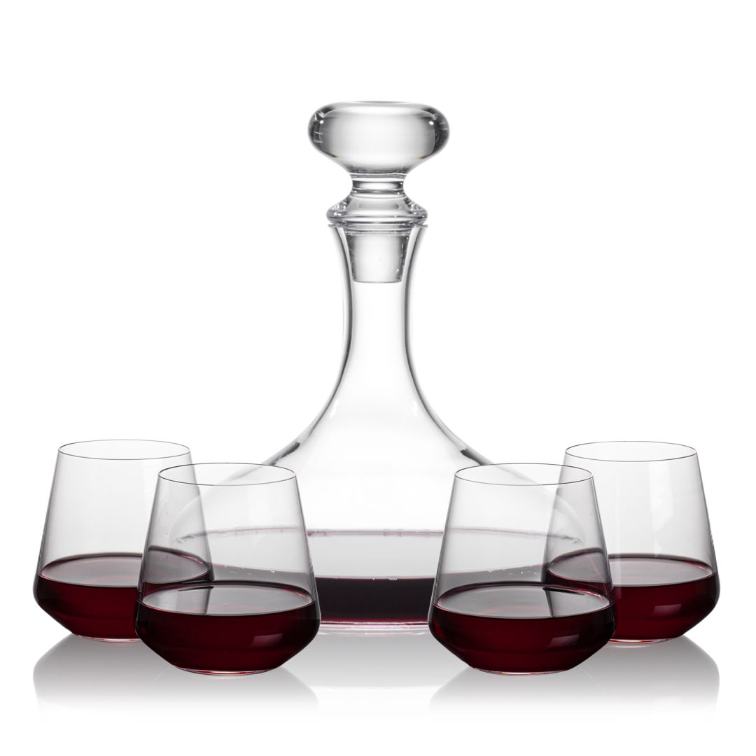 Stratford Decanter & Cannes Stemless Wine 10
