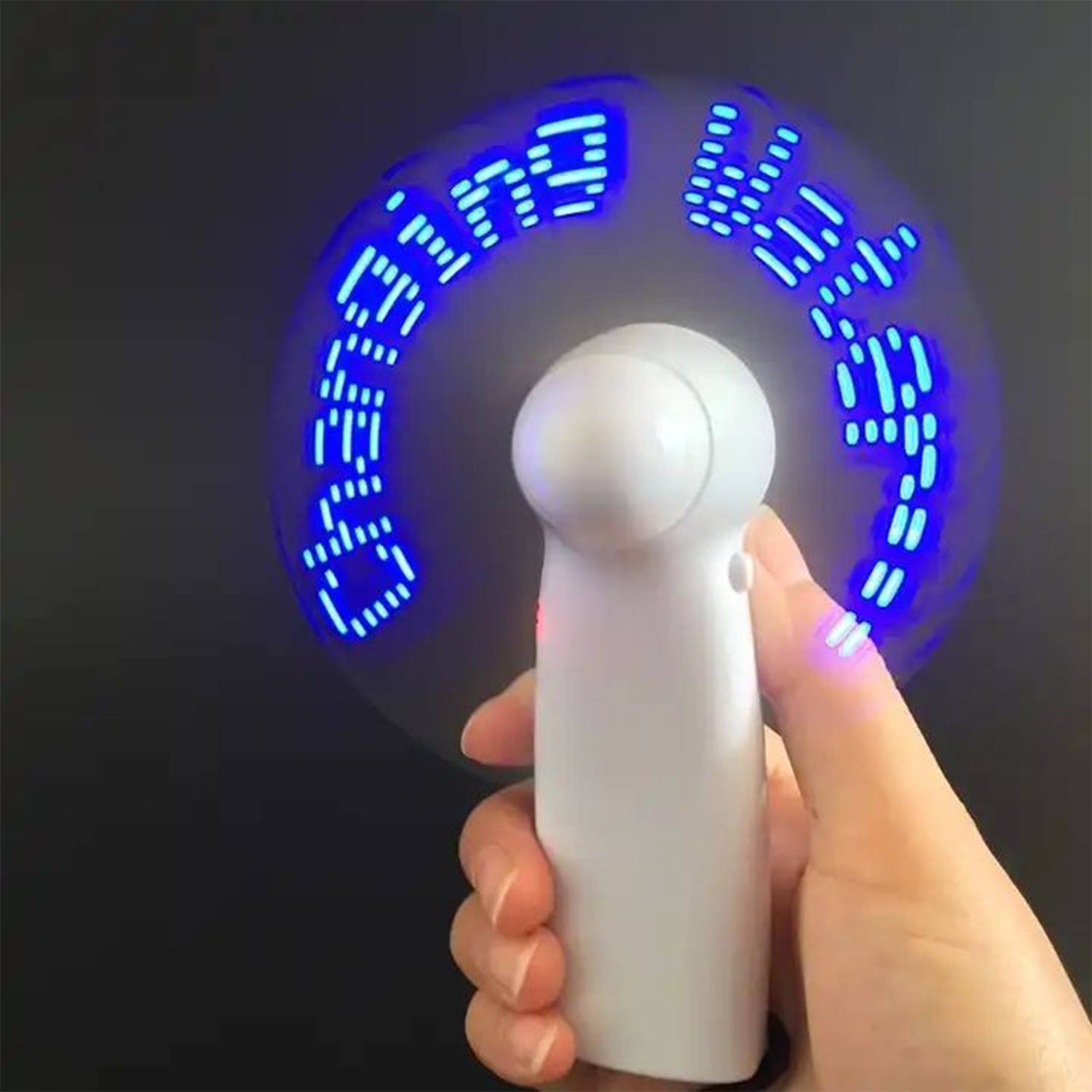 Custom LED Message Handheld Fan 2