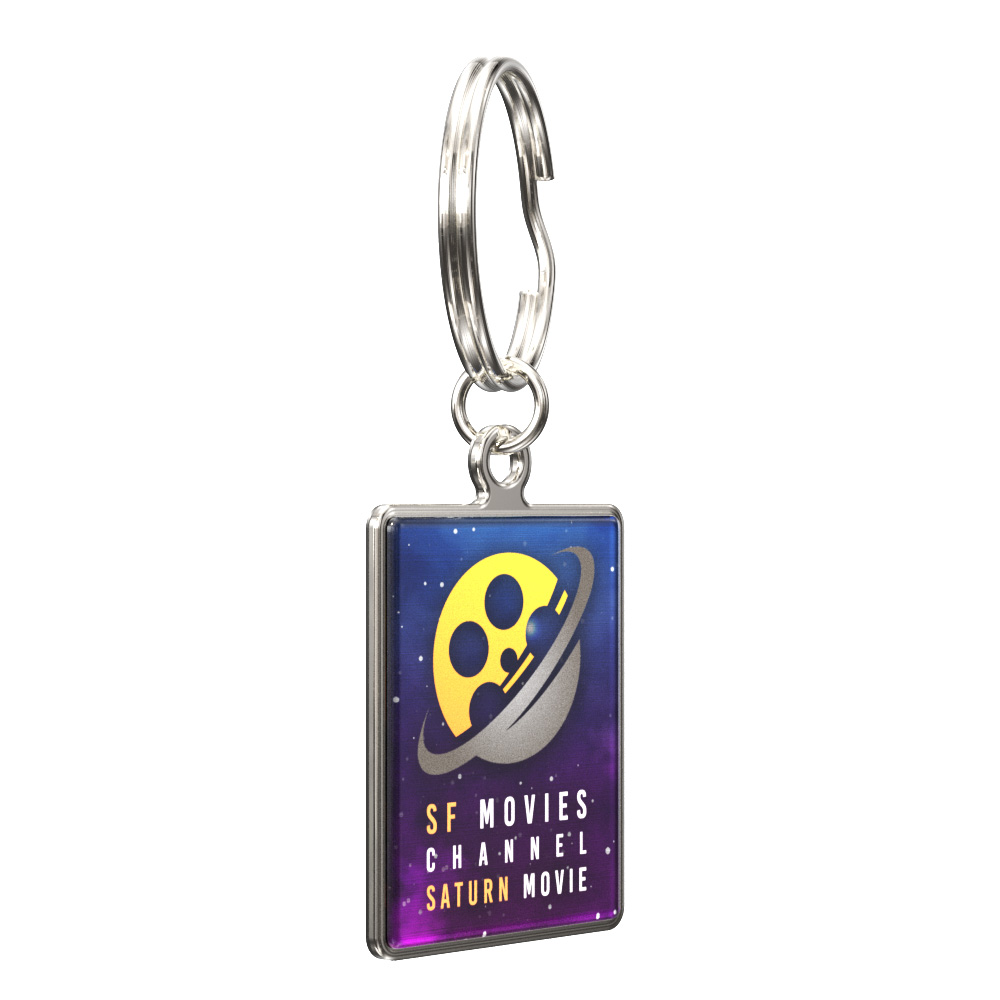 Vibraprint® Bright Rectangle Key Tag (1-1/8" x 1-1/2") 6